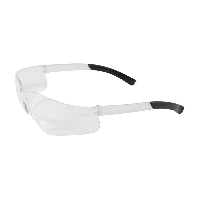 Zenon Z13™ Rimless Safety Glasses with Clear Temple, Clear Lens and Anti-Scratch / Anti-Fog Coating, 144 Pair per Case